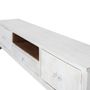 Meubles TV - Meuble TV en manguier blanc vieilli - GINER Y COLOMER