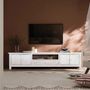 Meubles TV - Meuble TV en manguier blanc vieilli - GINER Y COLOMER