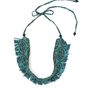 Bijoux - Tour de cou à franges en tissu recyclé - I WAS A SARI