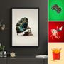 Affiches - Collection Artem Pozdniakov - BLUE SHAKER