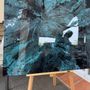 Paintings - Painting acrylic and resin "Underwater Flowers" - TURIK&ART (KSENIIA TURIK)