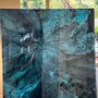 Paintings - Painting acrylic and resin "Underwater Flowers" - TURIK&ART (KSENIIA TURIK)