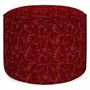 Poufs - Pouf Yoko Bordeaux & Épices - PALAIS SUSTAINABLE LUXURY