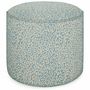 Ottomans - Pouf Maya Ice & Ecru - PALAIS SUSTAINABLE LUXURY