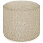 Ottomans - Pouf Laura Sand & Ecru - PALAIS SUSTAINABLE LUXURY