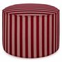 Ottomans - Pouf Jackie Bordeaux & Rose - PALAIS SUSTAINABLE LUXURY