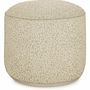 Outdoor decorative accessories - Outdoor pouf Maya Sand & Ecru - PALAIS SUSTAINABLE LUXURY