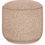 Outdoor decorative accessories - Outdoor pouf Maya Rose & Ecru - PALAIS SUSTAINABLE LUXURY