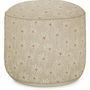 Outdoor decorative accessories - Outdoor pouf Laura Sand & Ecru - PALAIS SUSTAINABLE LUXURY