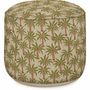 Outdoor decorative accessories - Outdoor pouf Laura Olive & Spice - PALAIS SUSTAINABLE LUXURY