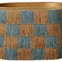 Blinds - Lampshade Giselle Caramel & Dusty Blue - PALAIS SUSTAINABLE LUXURY