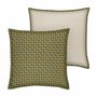 Tissus pour extérieurs - Coussin Janis Mousse & Olive - PALAIS SUSTAINABLE LUXURY