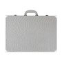 Apparel - Backgammon Set Grey - Ostrich Vegan Leather - Large - VIDO LUXURY BOARD GAMES