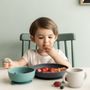 Repas pour enfant - Set 2 Bols ventouses en silicone - Blue Abyss / Lagoon - EKOBO