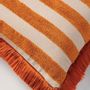 Coussins textile - Coussin Jackie Rouille & Sable - PALAIS SUSTAINABLE LUXURY