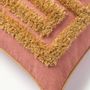Coussins textile - Coussin Cleo Blush & Raphia - PALAIS SUSTAINABLE LUXURY