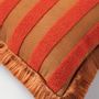 Coussins textile - Coussin Jackie Corail & Caramel - PALAIS SUSTAINABLE LUXURY