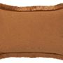 Coussins textile - Coussin Jackie Corail & Caramel - PALAIS SUSTAINABLE LUXURY