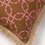 Fabric cushions - Cushion Harper Spice & Pink - PALAIS SUSTAINABLE LUXURY