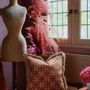 Fabric cushions - Cushion Harper Spice & Pink - PALAIS SUSTAINABLE LUXURY