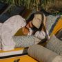 Garden textiles - Bolster Rosita Sand & Ecru - PALAIS SUSTAINABLE LUXURY