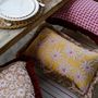 Garden textiles - Cushion Janis Bordeaux & Pink - PALAIS SUSTAINABLE LUXURY