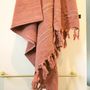 Serviettes de bain - FOUTA EN COTON BIOLOGIQUE - COLLECTION DOLCE - COULEUR AMBRE - KARAWAN AUTHENTIC