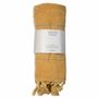Bath towels - ORGANIC COTTON FOUTA - DOLCE COLLECTION - CITRINE COLOR - KARAWAN AUTHENTIC