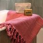 Serviettes de bain - FOUTA EN COTON BIOLOGIQUE - Collection DOLCE - Couleur JASPE - KARAWAN AUTHENTIC