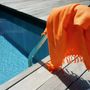 Serviettes de bain - FOUTA EN COTON BIOLOGIQUE - couleur CURCUMA - KARAWAN AUTHENTIC