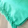 Serviettes de bain - FOUTA EN COTON BIOLOGIQUE - couleur LAGON - KARAWAN AUTHENTIC