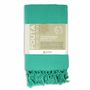 Serviettes de bain - FOUTA EN COTON BIOLOGIQUE - couleur LAGON - KARAWAN AUTHENTIC