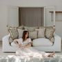 Garden textiles - Cushion Yoko Olive - PALAIS SUSTAINABLE LUXURY