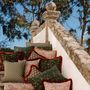 Garden textiles - Double sided cushion Janis Moss & Olive x Michelle Moss & Olive - PALAIS SUSTAINABLE LUXURY