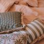 Garden textiles - Double sided cushion Laura Olive & Spice x Janis Moss & Olive - PALAIS SUSTAINABLE LUXURY