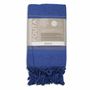 Serviettes de bain - FOUTA TISSÉE EN COTON BIOLOGIQUE - COLLECTION GARDEN - COULEUR BLUEBERRY - KARAWAN AUTHENTIC