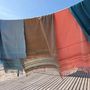 Serviettes de bain - FOUTA TISSÉE EN COTON BIOLOGIQUE - COLLECTION GARDEN - COULEUR EARTH - KARAWAN AUTHENTIC