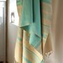 Bath towels - ORGANIC COTTON TOWEL - SAND Collection - AQUASKY Color - KARAWAN AUTHENTIC