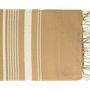 Serviettes de bain - FOUTA EN COTON BIOLOGIQUE - Collection SAND- Couleur SABLE & BLANC - KARAWAN AUTHENTIC