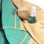 Serviettes de bain - FOUTA EN COTON BIOLOGIQUE - Collection SAND- Couleur SABLE & BLEU ALIZE - KARAWAN AUTHENTIC