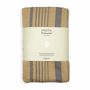 Serviettes de bain - FOUTA EN COTON BIOLOGIQUE - Collection SAND- Couleur SABLE & BLEU DE CHINE - KARAWAN AUTHENTIC