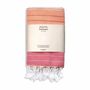 Serviettes de bain - FOUTA EN COTON BIOLOGIQUE - Collection SUD - Couleur AZALEE - KARAWAN AUTHENTIC