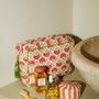 Bags and totes - Beauty Bag Carry Coral & Sage - PALAIS SUSTAINABLE LUXURY