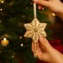Guirlandes et boules de Noël - Décorations de Noël brodée à la main - I WAS A SARI