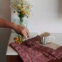 Table mat - Upcycled placemats for home dining table settings - I WAS A SARI