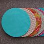 Table mat - Upcycled placemats for home dining table settings - I WAS A SARI