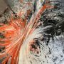 Paintings - Painting Acrylic and epoxy resin " Dance of Elements" - TURIK&ART (KSENIIA TURIK)