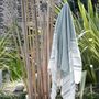 Bath towels - ORGANIC COTTON TOWEL - WHITE SAND Collection - Color BLANC & MIRAGE - KARAWAN AUTHENTIC