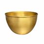 Decorative objects - MOON” GOLDEN SMOOTH BRASS BOWL - KARAWAN AUTHENTIC