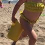 Children's games - Kids Sand Bucket - Lemon - EKOBO
